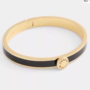 Coach Gold and Black Bracelet